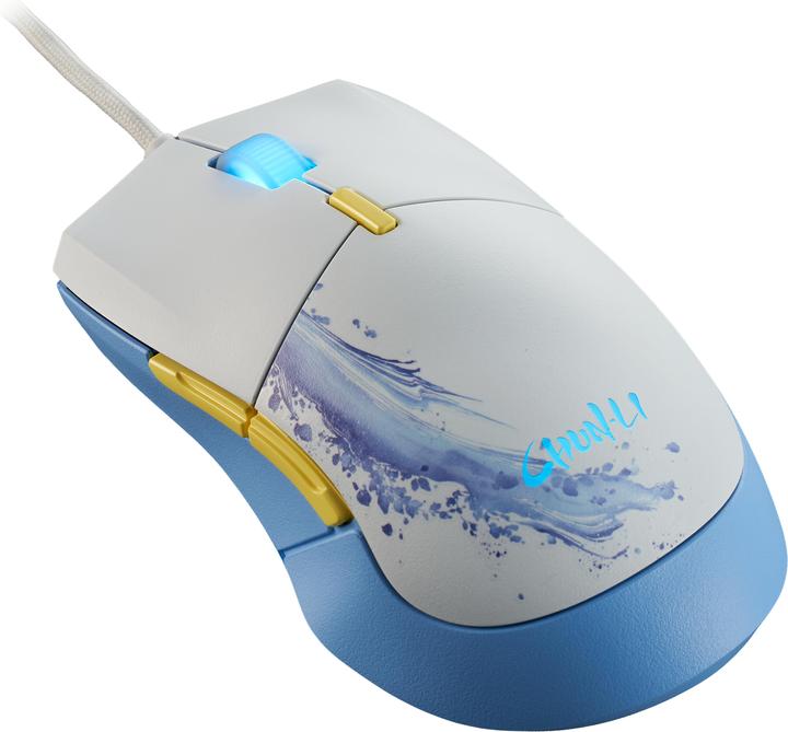 Cooler Master Souris filaire Gamer MasterMouse MM310 Street Fighter 6 (Blanc/Bleu) (Kabelgebunden)