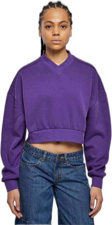 Produktbild Urban Classics Ladies Cropped V-Neck (XS)