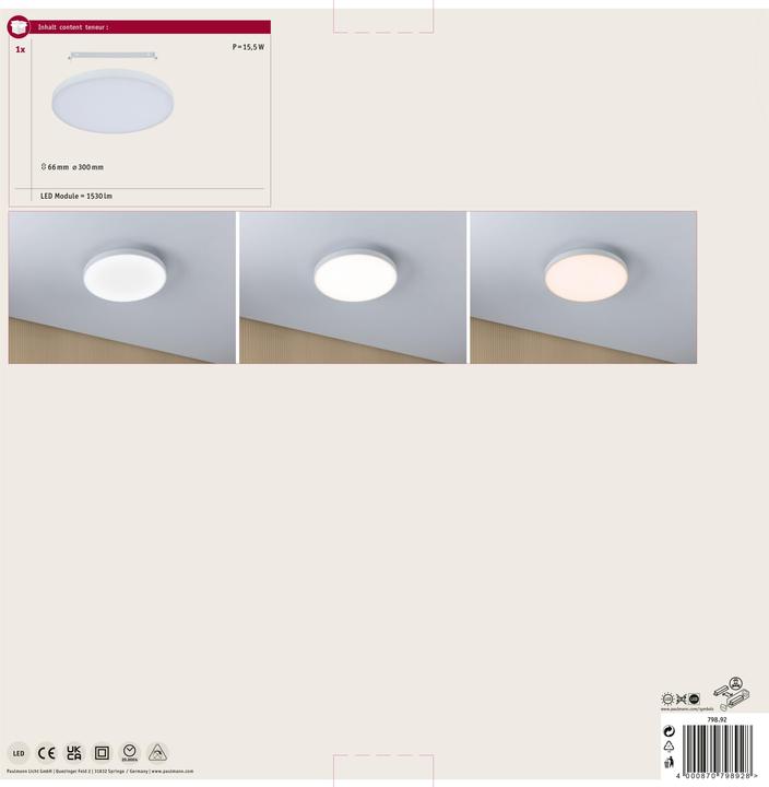Actual product image Paulmann Panel Verlora (1530 lm)