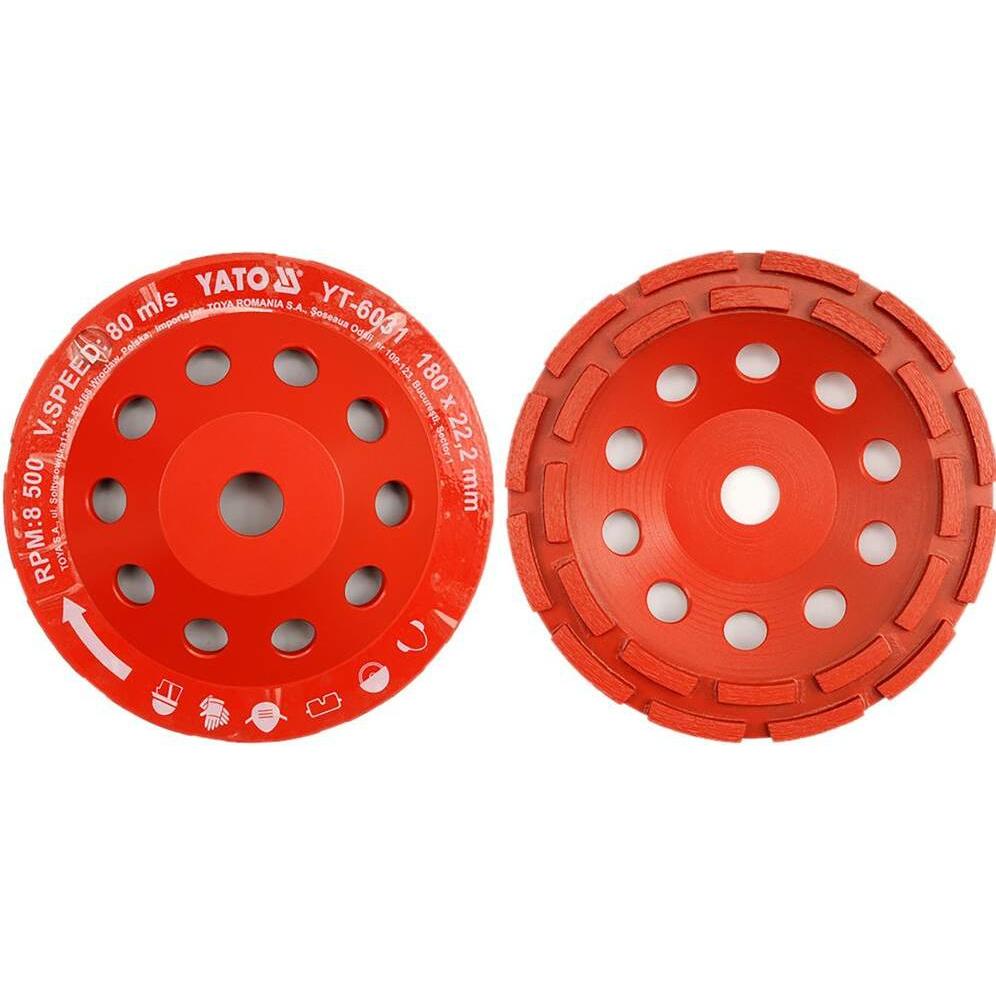 Yato, Accessori per macchine, Tarcza Diamentowa Do Szlifowania Betonu / Kamienia Turbo 125 mm