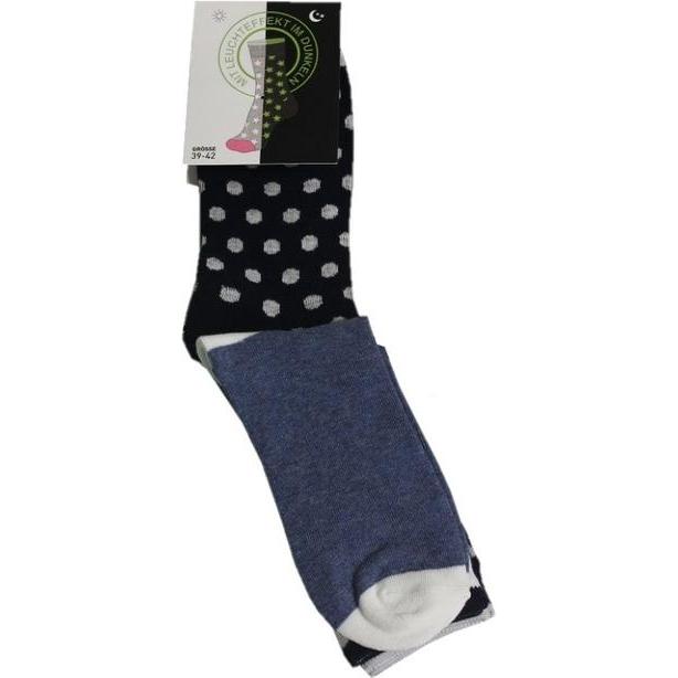 Champ, Damen, Socken, Kinder & Damen Socken 2er Pack, Glowing, Blau, (2er Pack, 27 - 30)