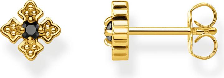 Actual product image Thomas Sabo Stud earrings royalty gold (750 yellow gold gilding, 925 sterling silver)