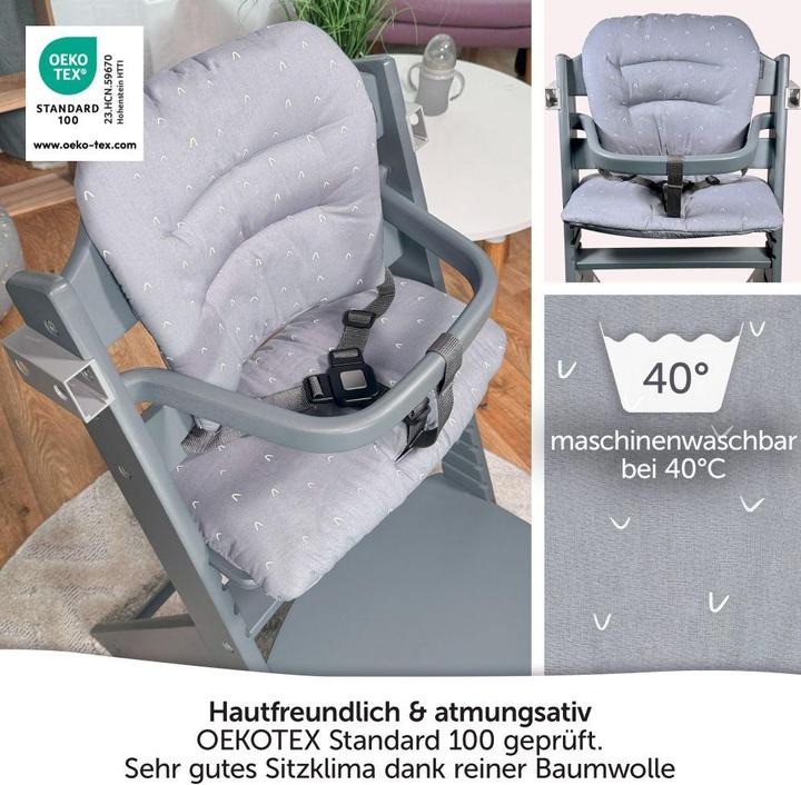 Produktbild La Loona LaLoona Sitzverkleinerer für Hochstühle Sitzkissen / Hochstuhlauflage für bebeconfort Timba