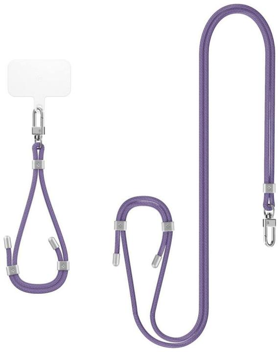 Produktbild Spigen Universal Strap Set Crossbody& Wrist zestaw smyczy do telefonu fioletowy/deep purple AFA