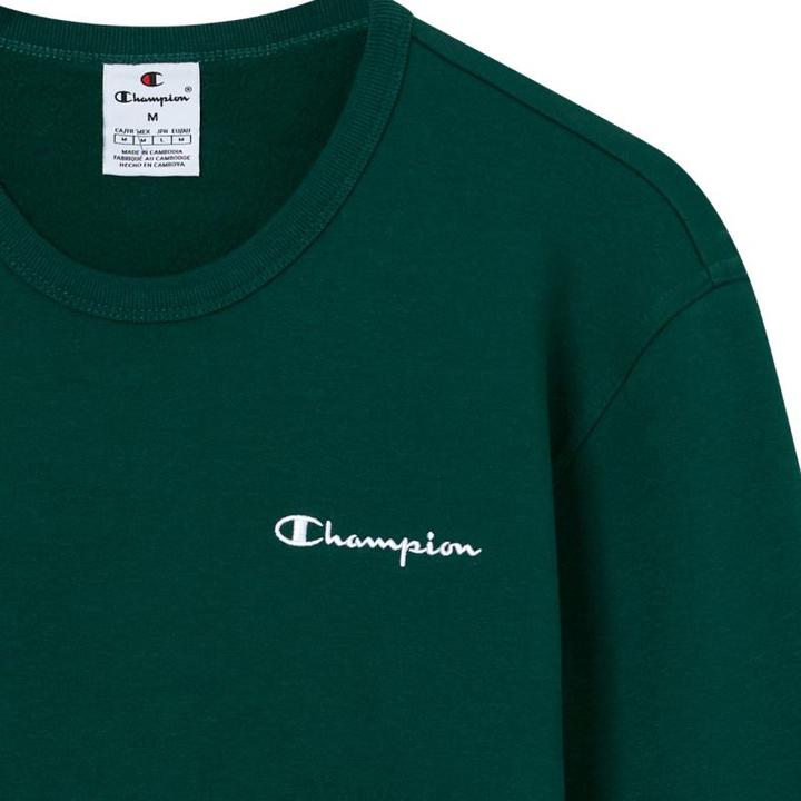 Produktbild Champion grünes Herren-Sweatshirt mit Rundhalsausschnitt (M)