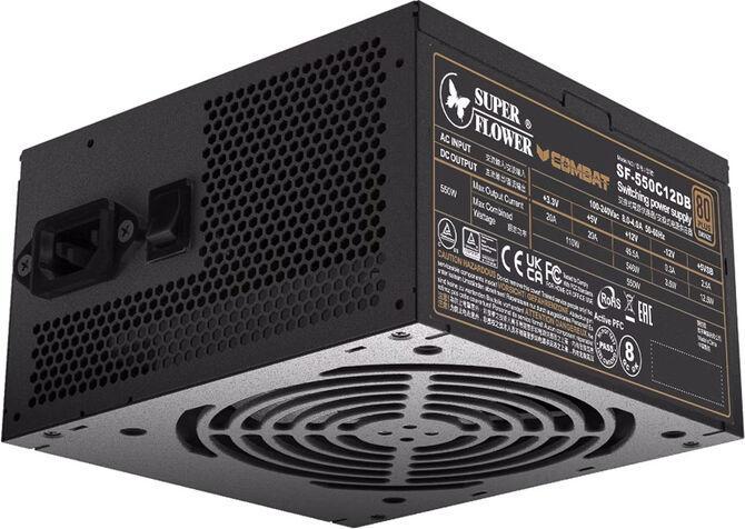 Actual product image Super Flower Combat DB Netzteil, 80 PLUS Bronze, ATX 2.52 - 550 Watt (550 W)