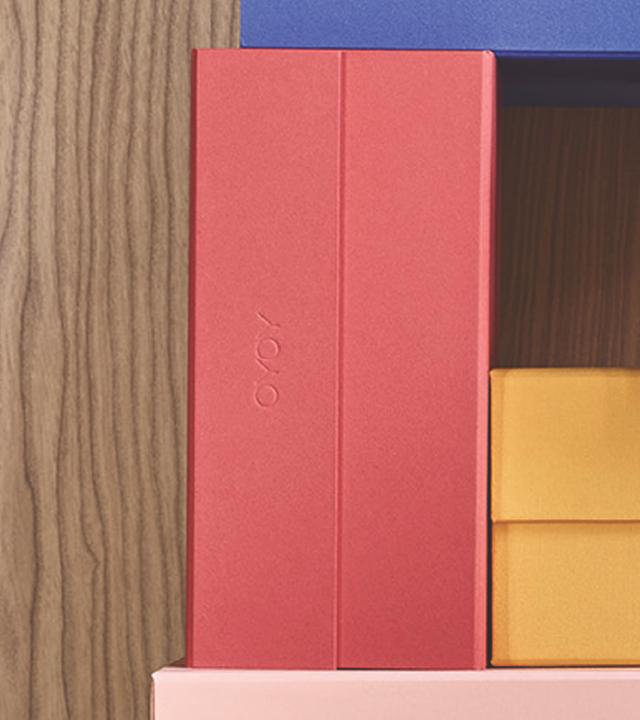 Produktbild OYOY Living Aufbewahrungsbox Hako A5, Kirschrot (4 l)