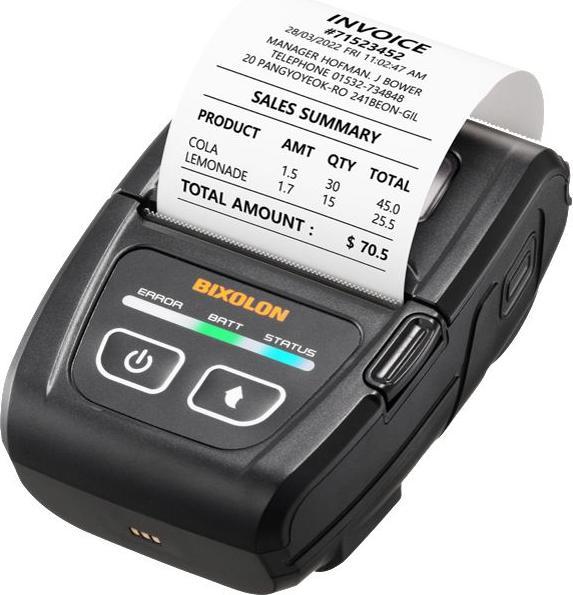 Produktbild Bixolon SPP-C200 2-IN MOBILE RECEIPT PR (USB 2.0, Bluetooth)