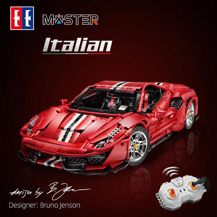 Actual product image Cada MASTER Red Super Car 1:8 incl Power System