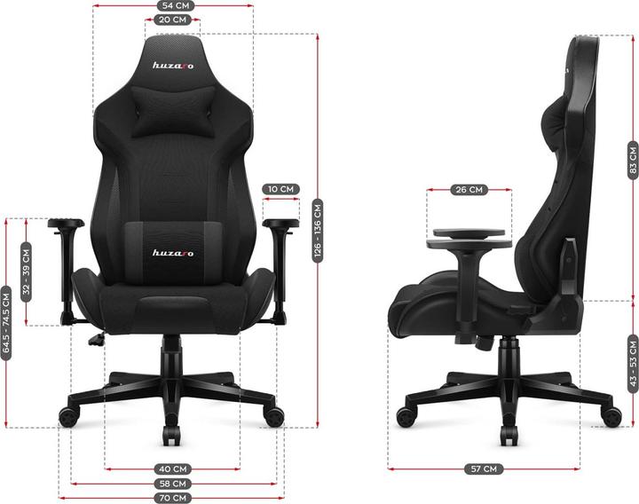 Actual product image Huzaro Fotel gamingowy Force 7.6 Black