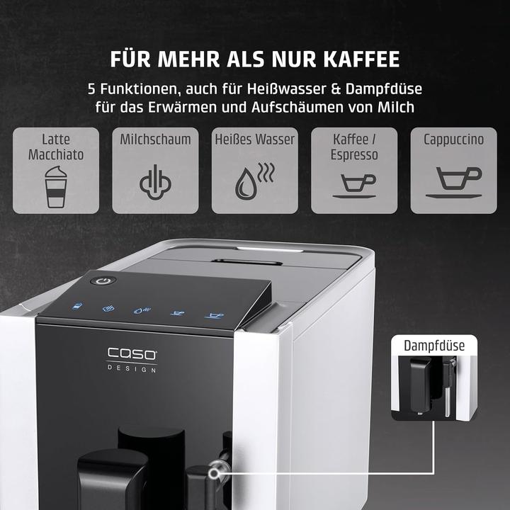 Actual product image Caso Café Crema One fully automatic coffee machine