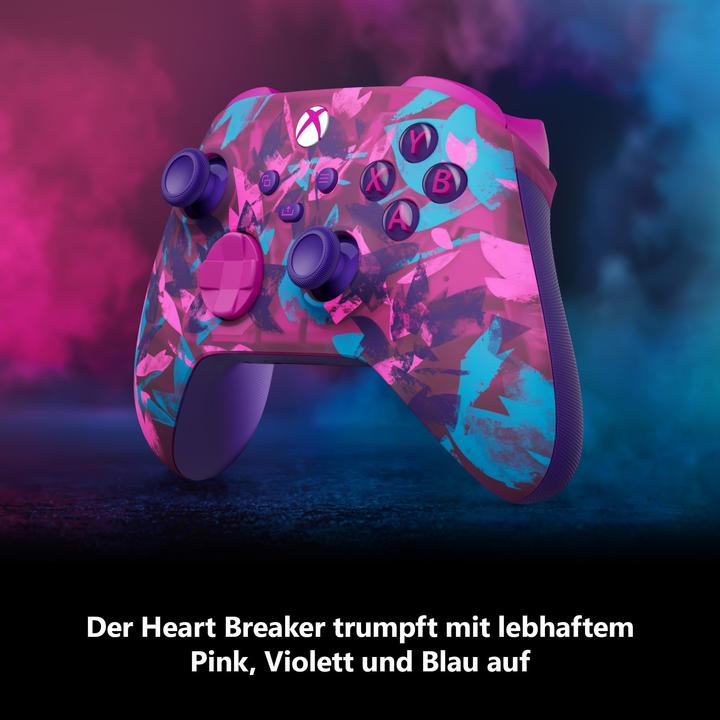 Actual product image Microsoft Xbox Wireless Controller - Heart Breaker Special Edition (Android, iOS, Windows, Xbox One S, Xbox One X, Xbox Series S, Xbox Series X)