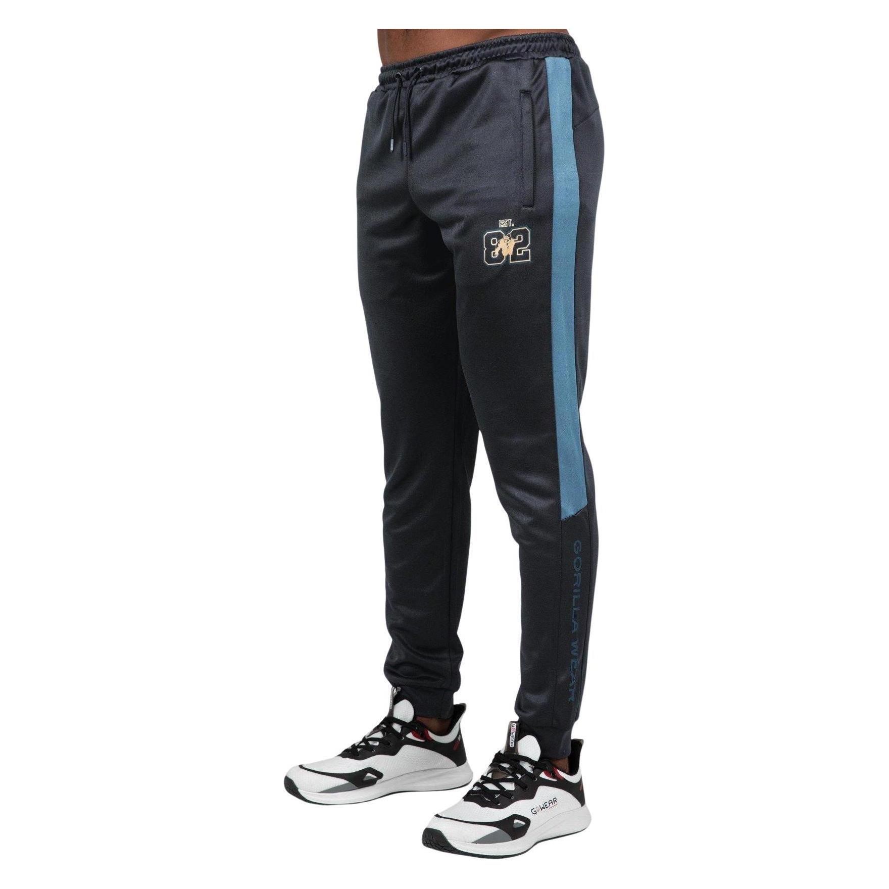 Gorilla Wear, Herren, Sporthose, Devon (4XL), Blau, Grau
