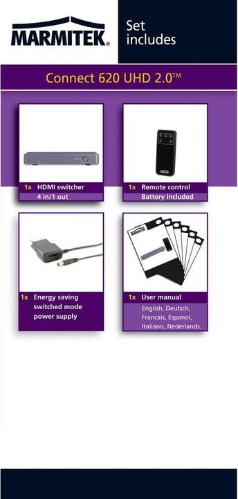 Produktbild Marmitek Connect 620 UHD 2.0