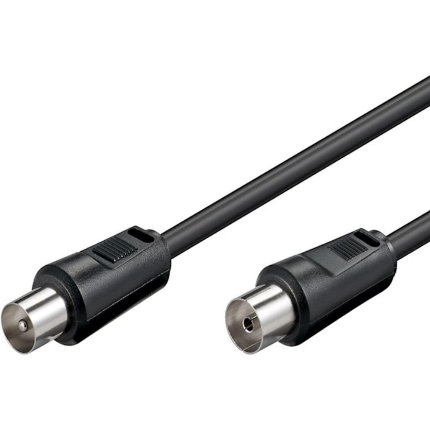 Fuj Tek 3m Antenna cable, black (95 dB, Antennenkabel), Antennenkabel