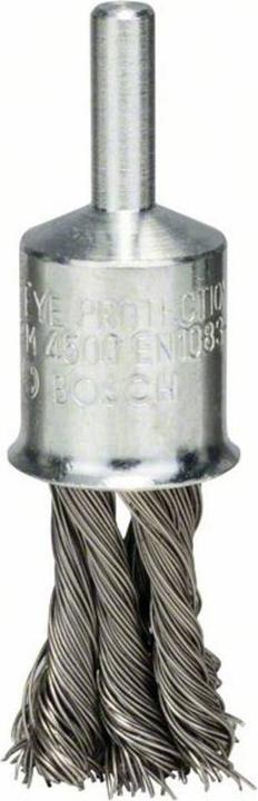 Actual product image Bosch Professional Zubehör PRO Stainless Steel heavy brush, straight shaft, 19 x 0.35 mm