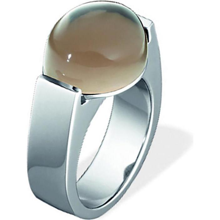 Xen, Ring, Ring mit 15x12 mm grossen Rauchquarz, (49)