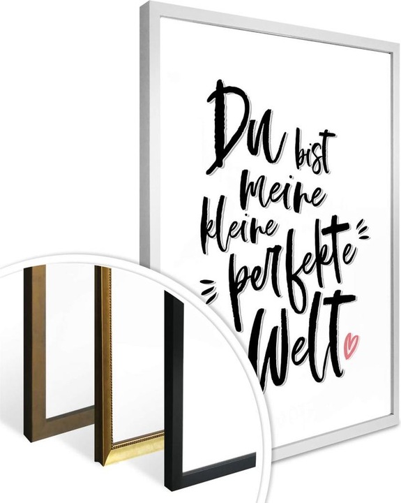 Image du produit Trenddeko Tu es mon petit monde parfait (60 x 80 cm)