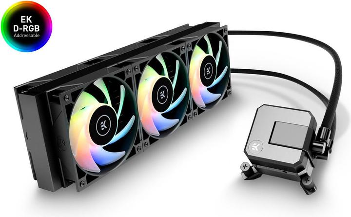 Actual product image EKWB EK-AIO Elite 360 D-RGB complete water cooling system