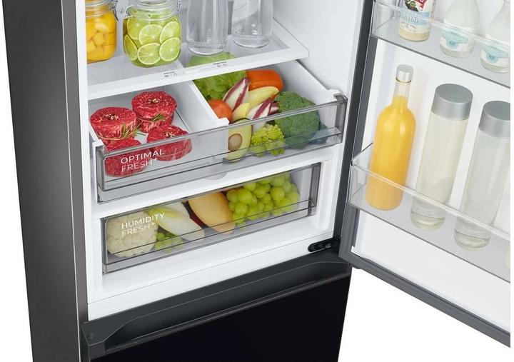 Actual product image Samsung BESPOKE, WIFI, Clean Black, 387 L (387 l)