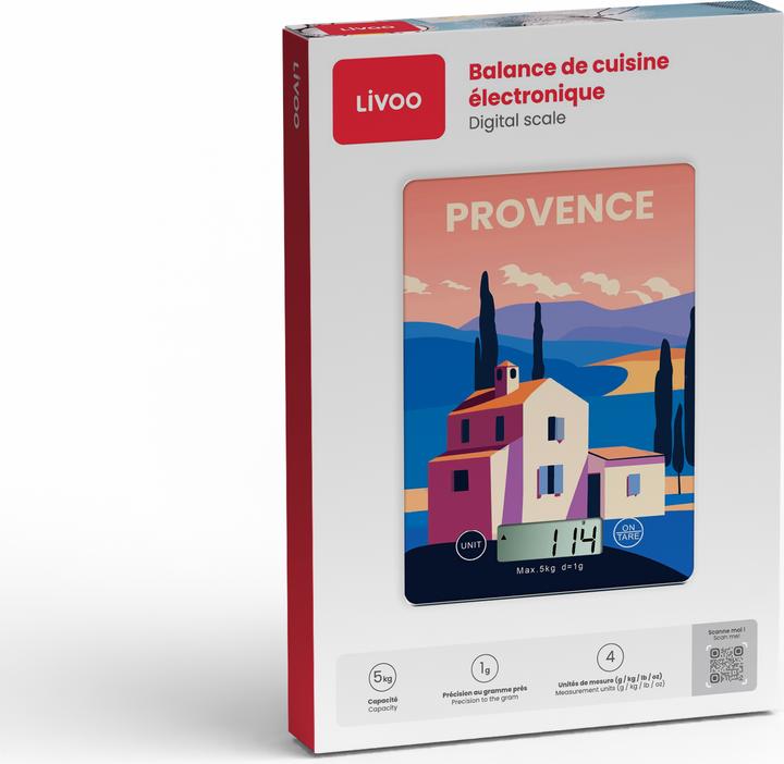 Image du produit Livoo Elektronische Küchenwaage