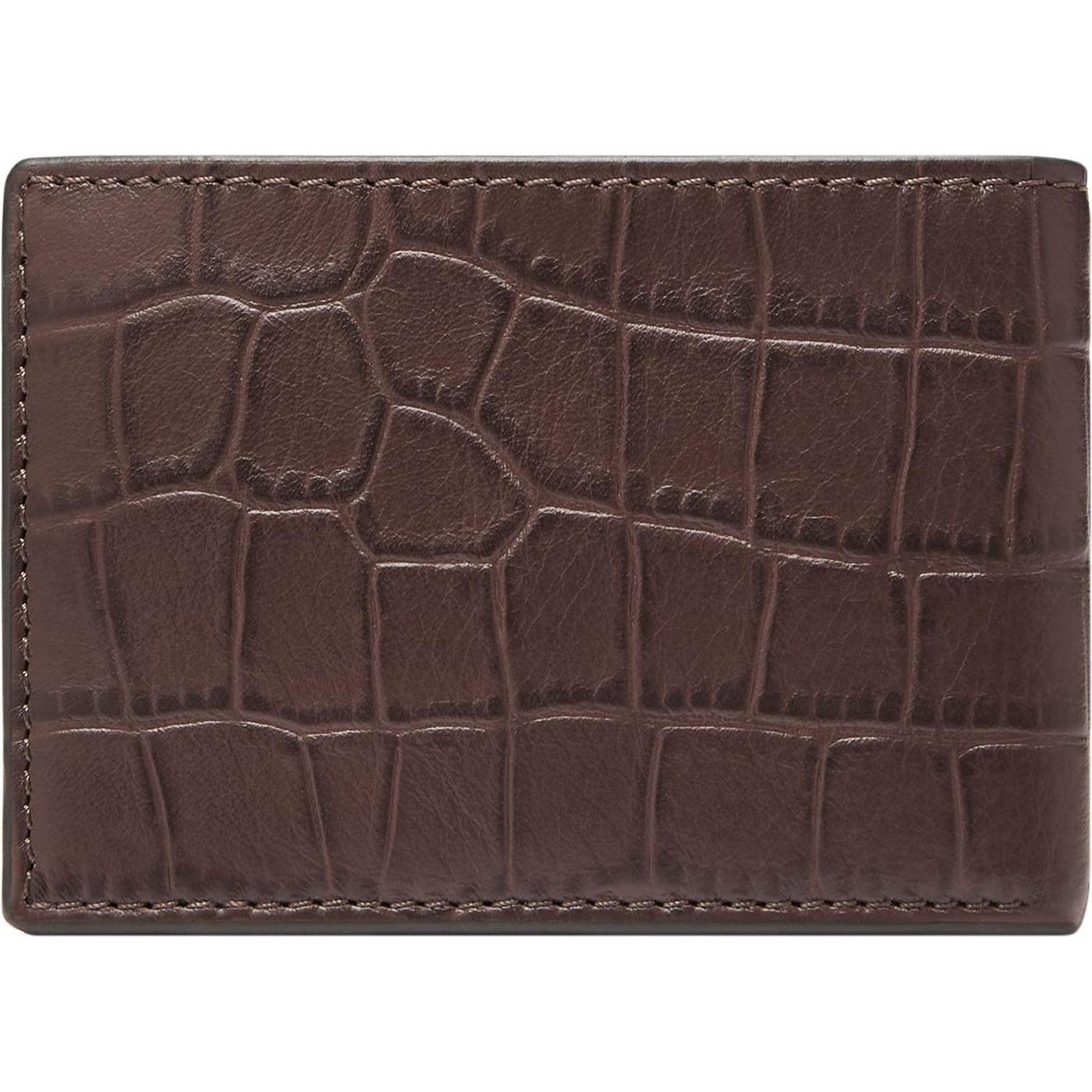 Fossil, Herren, Portemonnaie, Derrick Bifold, Braun