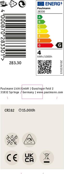 Energielabel Paulmann Maxiflood (GU5.3, 3 W, 200 lm, 1 x, G)