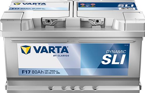 Image du produit Varta Batterie de voiture F17 BLUE DYNAMIC 80 AH (12 V, 80 Ah, 740 A)