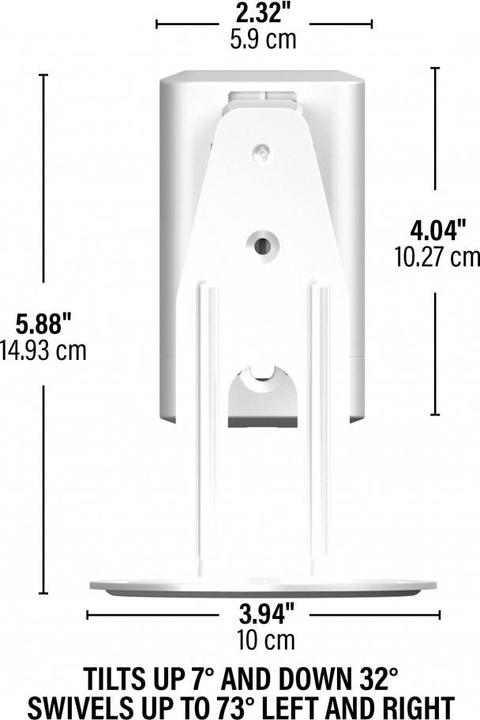Produktbild Sanus WSWME11-W2 (1 Stk., Wandmontage, Drehbar, Neigbar)