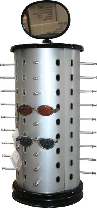 Image du produit Benson Optics Présentoir à lunettes pour 36 verres argent