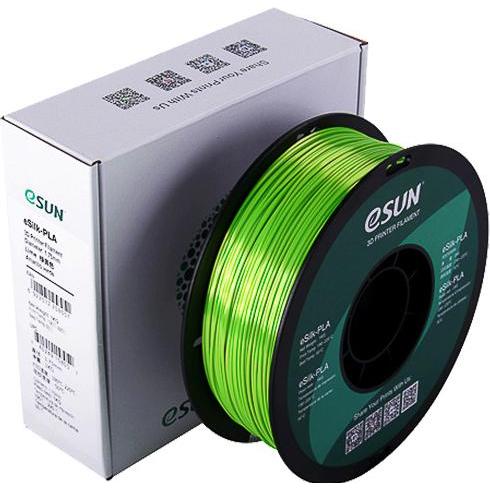 eSUN EPLA-SILK 1,75mm LIME 1kg 3D FILAMENT (PLA, 1.75 mm, 1000 g, Grün), 3D Filament, Grün