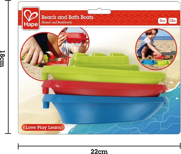 Actual product image Hape Beach and bathing boats