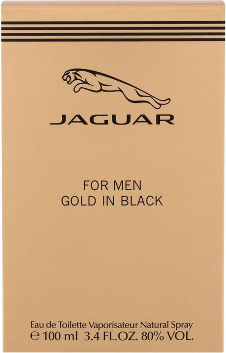 Actual product image Jaguar Gold In Black by Eau de Toilette Spray 100 ml (Eau de toilette, 100 ml)