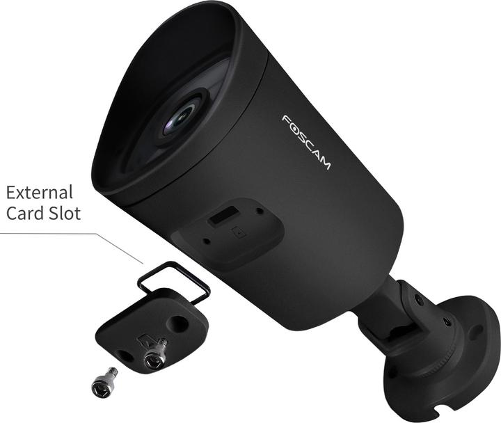 Actual product image Foscam G4EP - PoE 4.0 MP Buiten Camera - Black (2560 x 1440 Pixels)