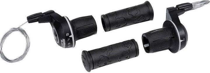 Actual product image Sram Paire de Commandes de Vitesses 3.0 MICRO 3x8V Grip Shift Poi