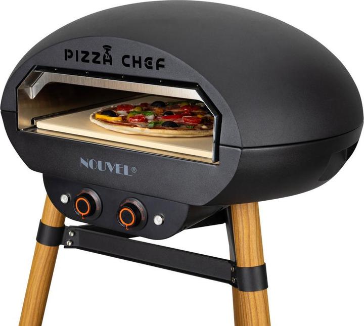 Actual product image Nouvel Pizzaofen Woody, Breite: 50 cm, Höhe: 130 cm (Electric pizza oven)