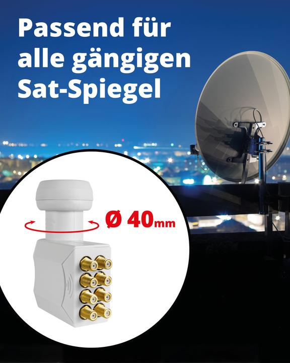 Actual product image Megasat HD-Profi Octo (Octo LNB, 40mm)