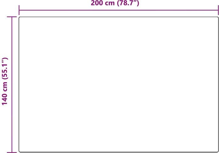 Produktbild vidaXL Wohnzimmerteppich (140 x 200 cm)