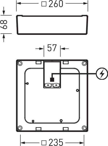 Produktbild Trilux TRIL LED-Wand-/Deckenleuchte (1210 lm)