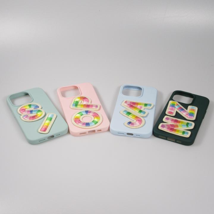 Actual product image PhoneLook Sticker Sticker for mobile/tablet/computer 3D embroidered Lettre B