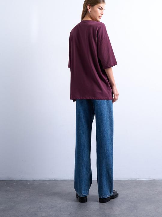 Actual product image Topshop Normal geschnitten Rundhalsausschnitt T-Shirt T-shirt (S)