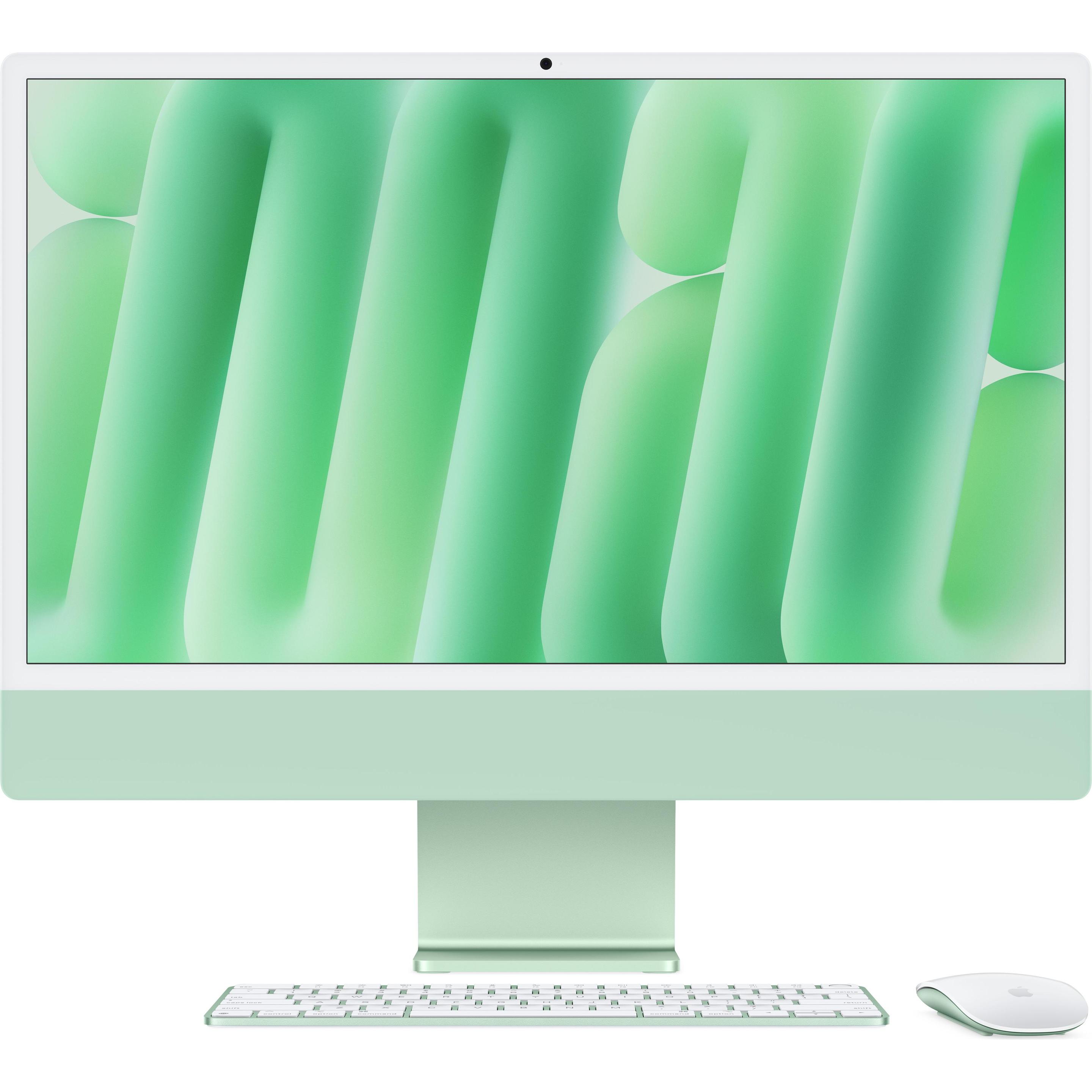 Apple iMac 2024 (M4, 16 GB, 256 GB, Apple M4 10-Core), PC, Grün