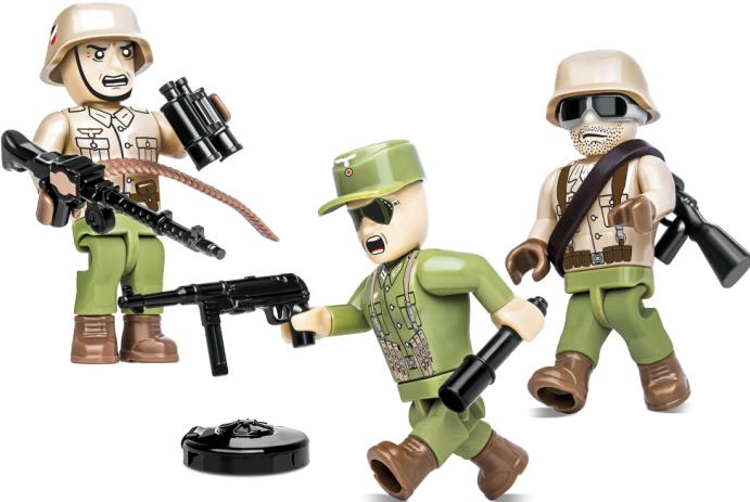 Image du produit Cobi H.C. WWII Afrika Korps Soldats avec accessoires