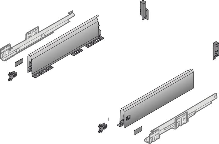 Actual product image Hettich Drawer complete set ArciTech 126/126, 40 kg