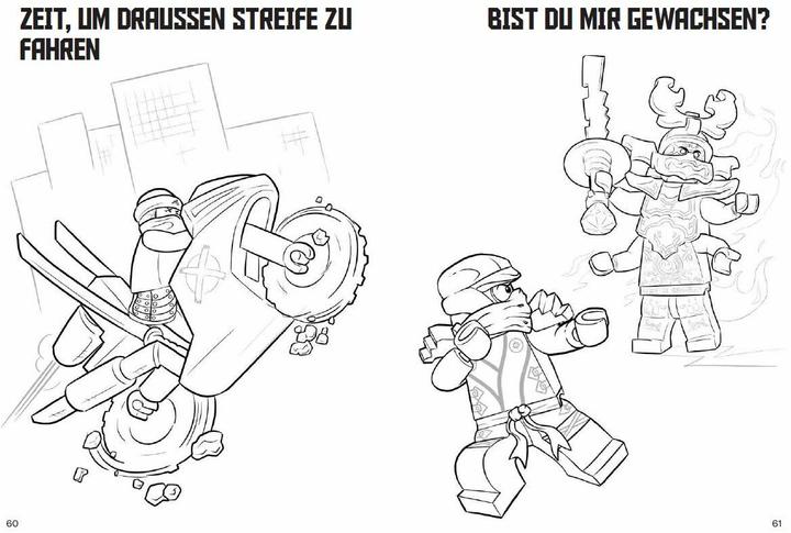 Actual product image LEGO NINJAGO - Malspass (German, Ameet Studio, 2020)