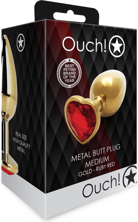 Produktbild Ouch! Heart Gem Butt Plug - Medium