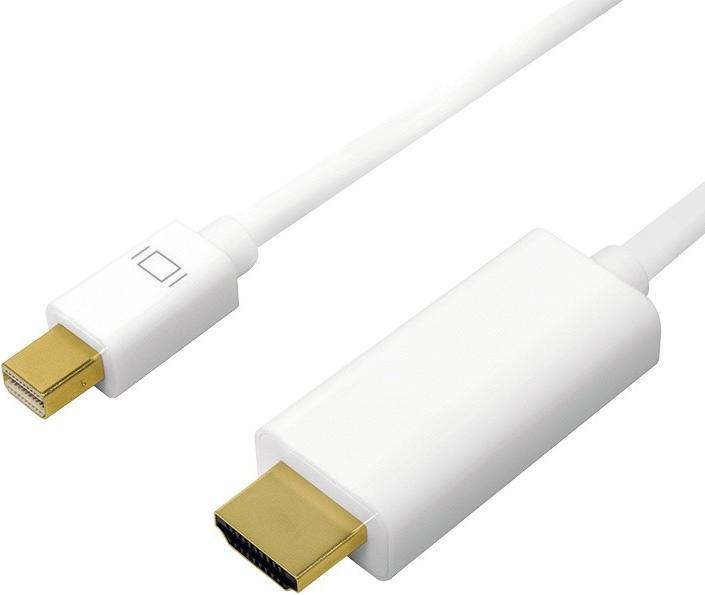 Image du produit LogiLink Mini DisplayPort — HDMI (Typ A) (1 m, DisplayPort, 1.2)