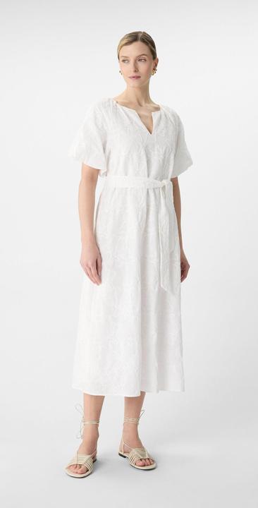 Produktbild Comma Kleid Midi-Kleid aus Viskose mit Stickerei und Ballon-Ärmeln (36)