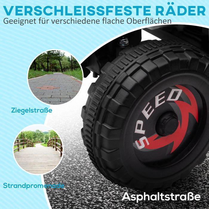 Produktbild Swisshandel24 Elektro Kinderquad, Elektroquad, Vorwärts-, Rückwärtsfunktion, 6V, 1,5-3 Jahre, 2,5 km/h, Weiss (6 V)