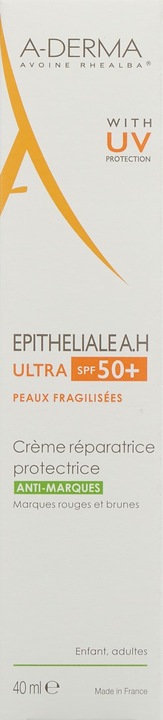 Produktbild A-Derma EPITHELIALE AH ULTRA Creme SPF50+ Creme (Sonnencreme Gesicht, SPF 50, 40 ml, 66 g)